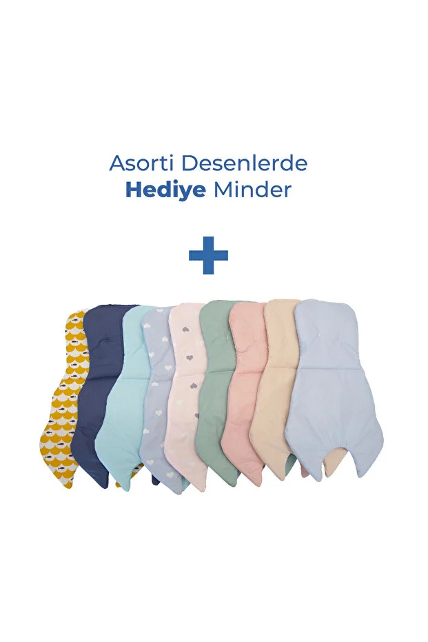 Yandan Açılır Mama Oturağı & Minder 2'li Set